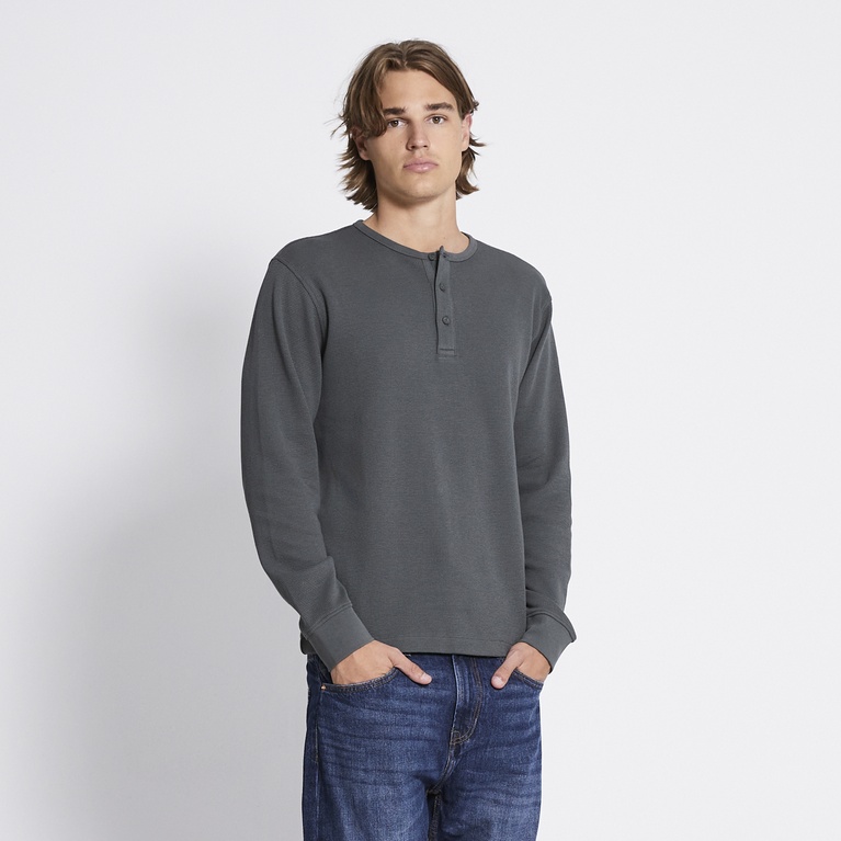 Long Sleeve Grandad "Opa" Dark Green